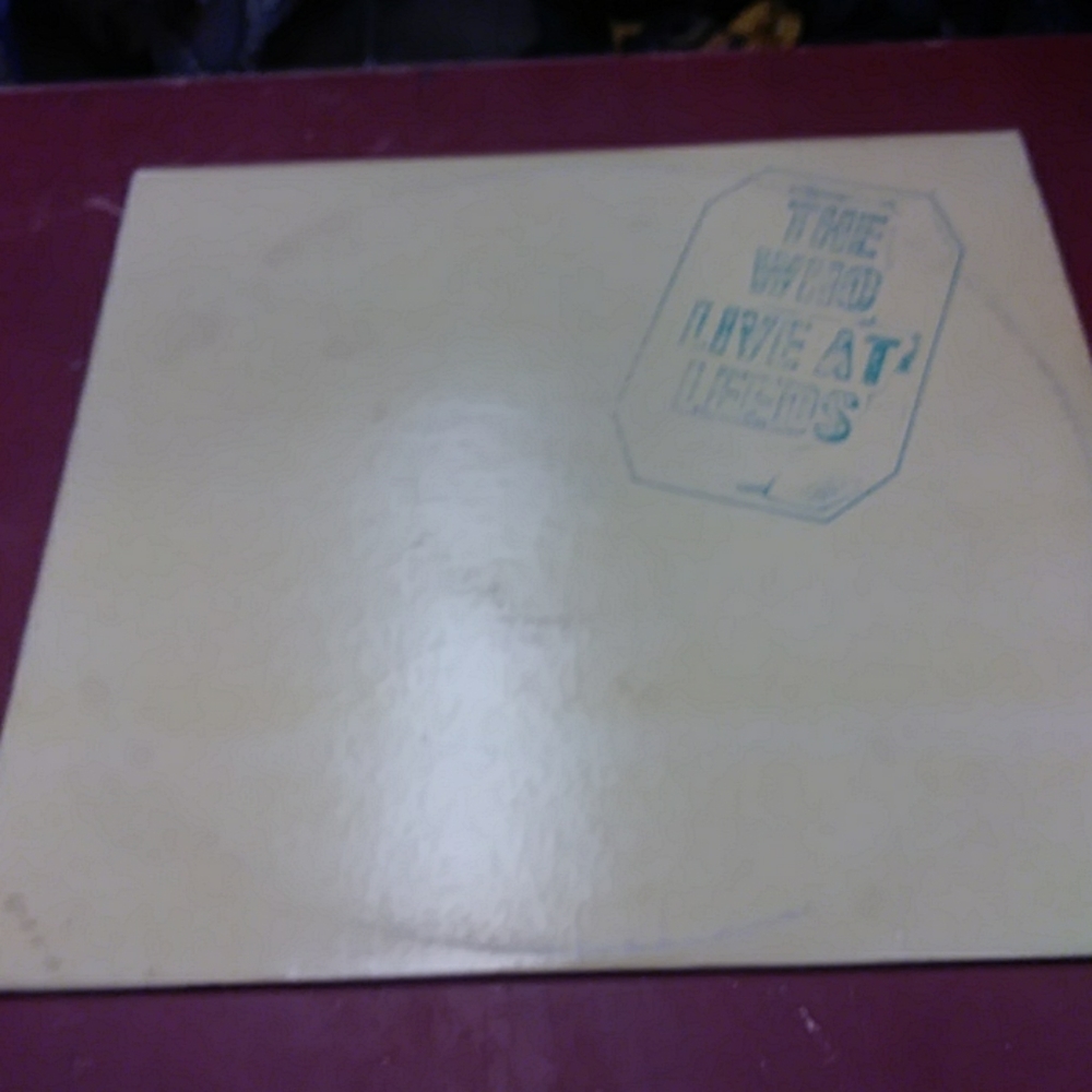 THE WHO LIVE AT LEEDS ALBUM